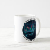 Mug Graphique à bougies Finance Journey du trader (Devant droit)