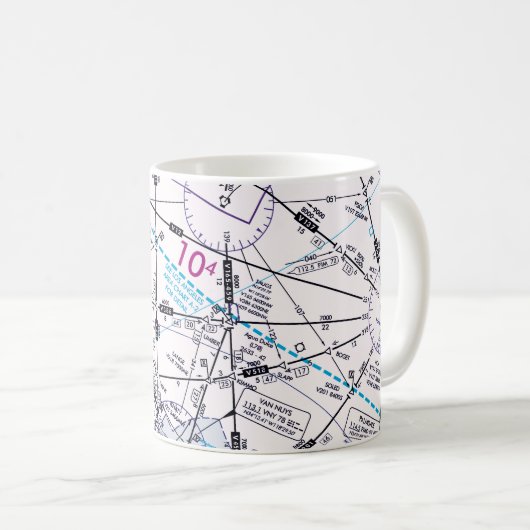 Mug Graphique aéronautique (Devant droit)