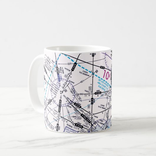 Mug Graphique aéronautique (Devant gauche)