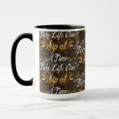Mug Graphique Art "Une gorgée à la fois" (Gauche)