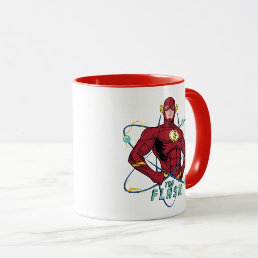 Mug Graphique atomique Flash de dessin (Devant droit)