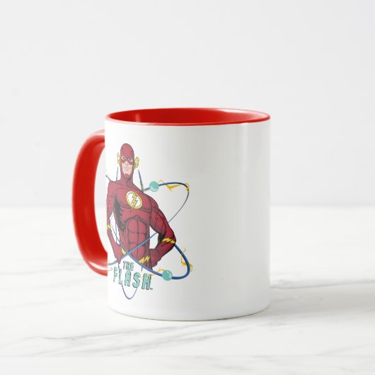 Mug Graphique atomique Flash de dessin (Devant gauche)