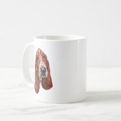 Mug Graphique Basset Hound (Devant gauche)