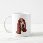 Mug Graphique Basset Hound (Gauche)