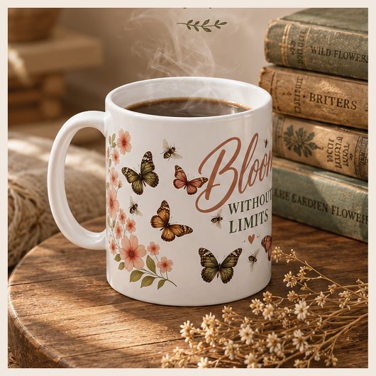 Mug Graphique Boho Bloom sans limites