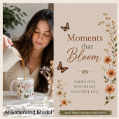 Mug Graphique Boho Bloom sans limites
