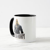 Mug Graphique Caractère et nom Adam noir (Devant gauche)