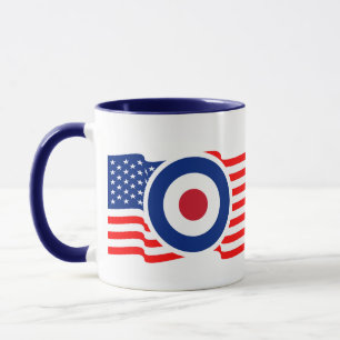 Mug Graphique cible Roundel USA