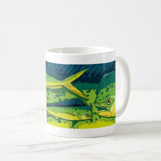 Mug Graphique commun de dauphinish (Devant droit)