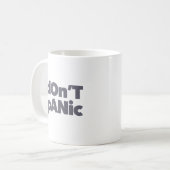 Mug Graphique cool moderne, simple et audacieux de Don (Devant gauche)