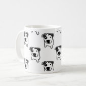Mug Graphique d'à l'os de pitbull (Devant gauche)
