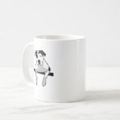 Mug Graphique d'à l'os de pitbull (Devant gauche)