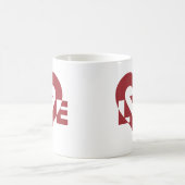 Mug Graphique d'amour cool, Bourgogne (Centre)