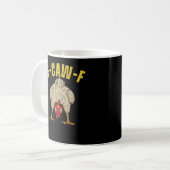 Mug Graphique d'art essentiel de F-Caw-F-Poulet (Devant gauche)