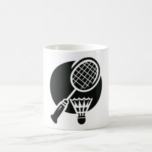 Mug Graphique de badminton