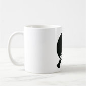 Mug Graphique de badminton (Gauche)
