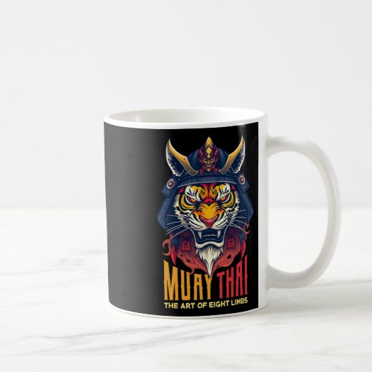 Mug Graphique de boxe thaïlandaise de Muay Thai Samura (Droite)