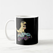 Mug Graphique de camion monstre T Rex de Pâques pour e (Gauche)