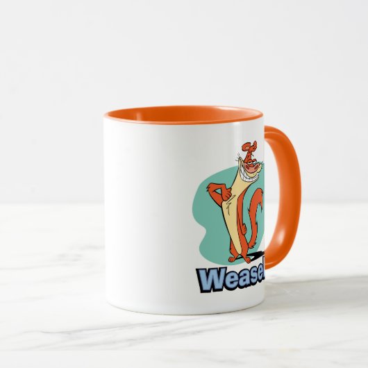 Mug Graphique de caractères de fidélité de Weasel (Devant droit)