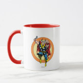 Mug Graphique de caractères de fin rétroactive (Gauche)