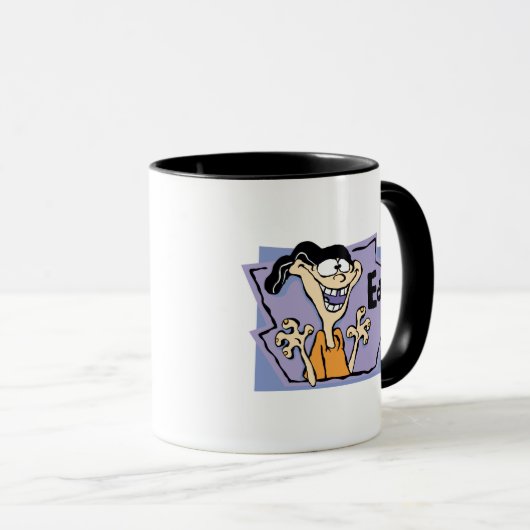 Mug Graphique de caractères d'édition (Devant droit)