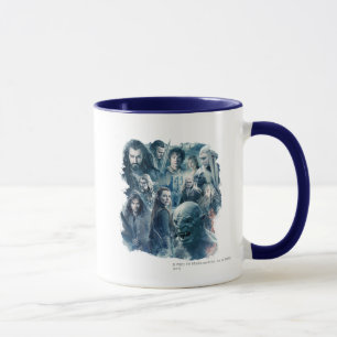 Mug Graphique de caractères des cinq armées