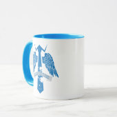 Mug Graphique de citation de Cravate de Castiel surnat (Devant gauche)