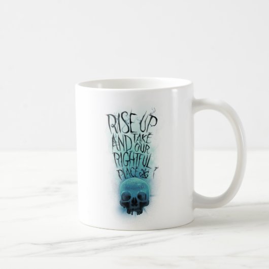 Mug Graphique de crâne et de fumée (Droite)