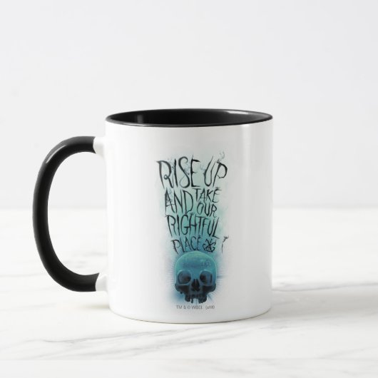 Mug Graphique de crâne et de fumée (Gauche)