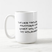 Mug Graphique de devis inspirant (Gauche)