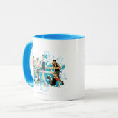 Mug Graphique de fonte d'académie de danse (Devant gauche)