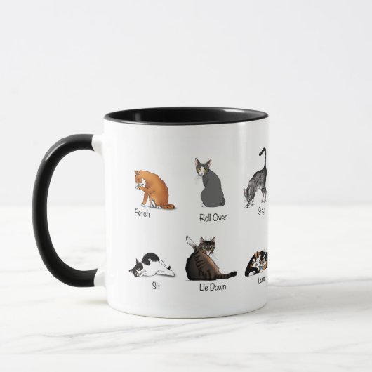 Mug Graphique de formation illustré des commandes de c (Gauche)
