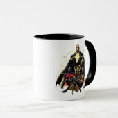 Mug Graphique de groupe triangulaire Adam noir (Devant droit)