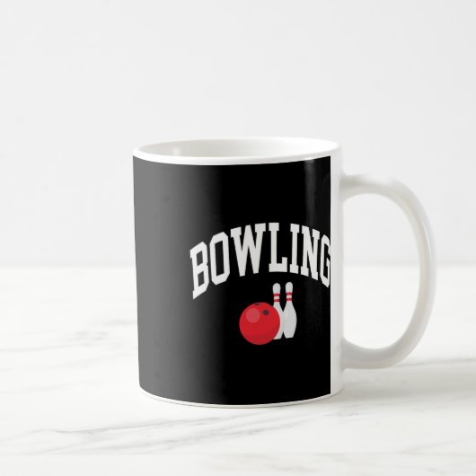 Mug Graphique de joueur de bowling (Droite)
