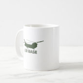 Mug graphique de la BASE AÉRIENNE avec Audacieux (Devant gauche)