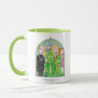 Mug Graphique de la famille Rick et Morty