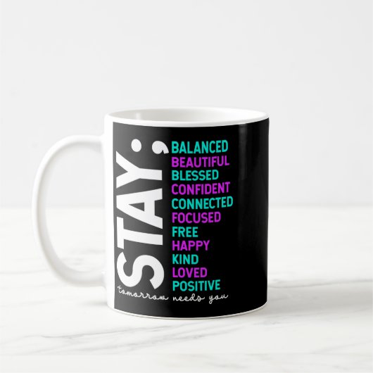Mug Graphique de la Semaine de sensibilisation à la pr (Gauche)