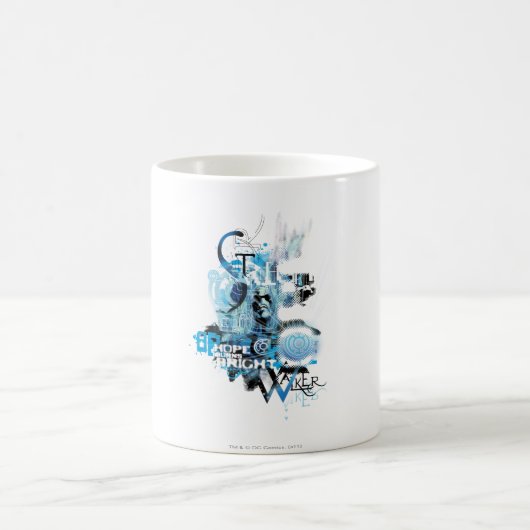 Mug Graphique de lanterne bleue 1 (Centre)