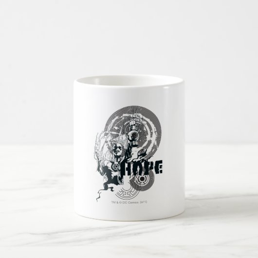 Mug Graphique de lanterne bleue 4 (Centre)