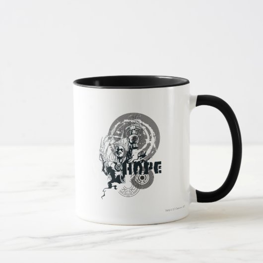 Mug Graphique de lanterne bleue 4 (Droite)