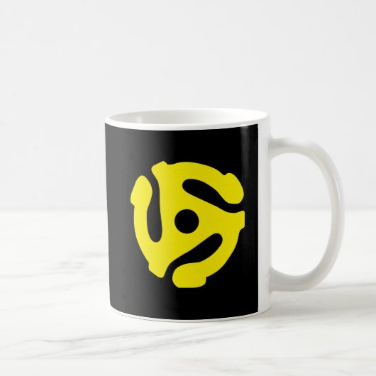 Mug Graphique de l'espaceur Jaune 45 (Droite)