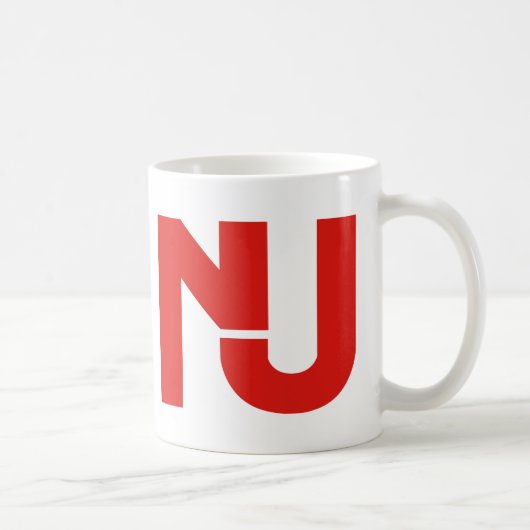 Mug Graphique de NJ (rouge) (Droite)