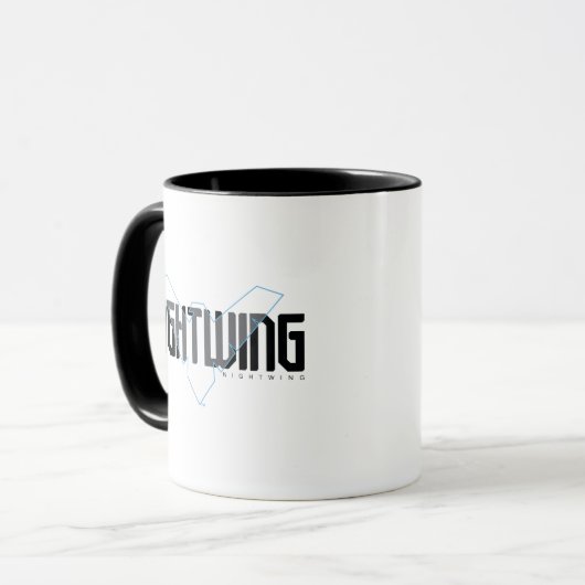 Mug Graphique de nom high-tech Nightwing (Devant gauche)