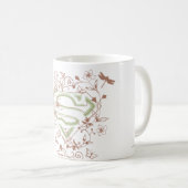 Mug Graphique de peinture supergirl (Devant droit)