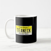 Mug Graphique de plaque d'immatriculation Teaneck New  (Gauche)