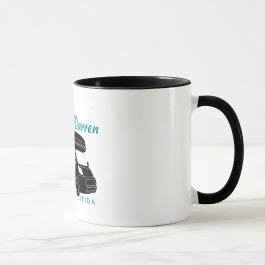 Mug Graphique de silhouette de la classe C Motorhome (Droite)
