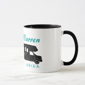 Mug Graphique de silhouette de la classe C Motorhome