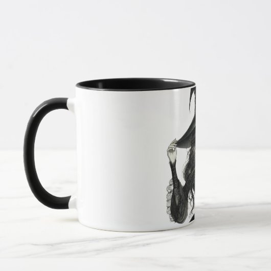 Mug graphique de sorcière vintage (Gauche)