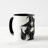 Mug graphique de sorcière vintage (Devant gauche)