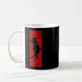 Mug Graphique de tatouage japonais Samurai Ninja Cat K (Gauche)